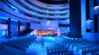 Event hall at Barceló Sevilla Renacimiento set for a conference